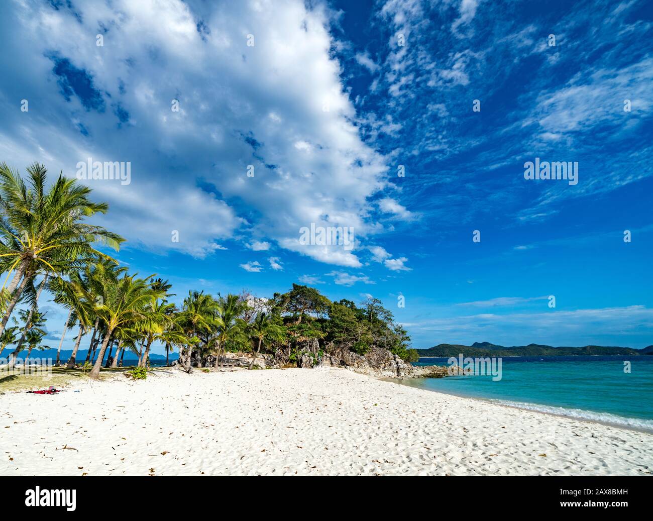 Bananeninsel in Coron, Philippinen Stockfoto