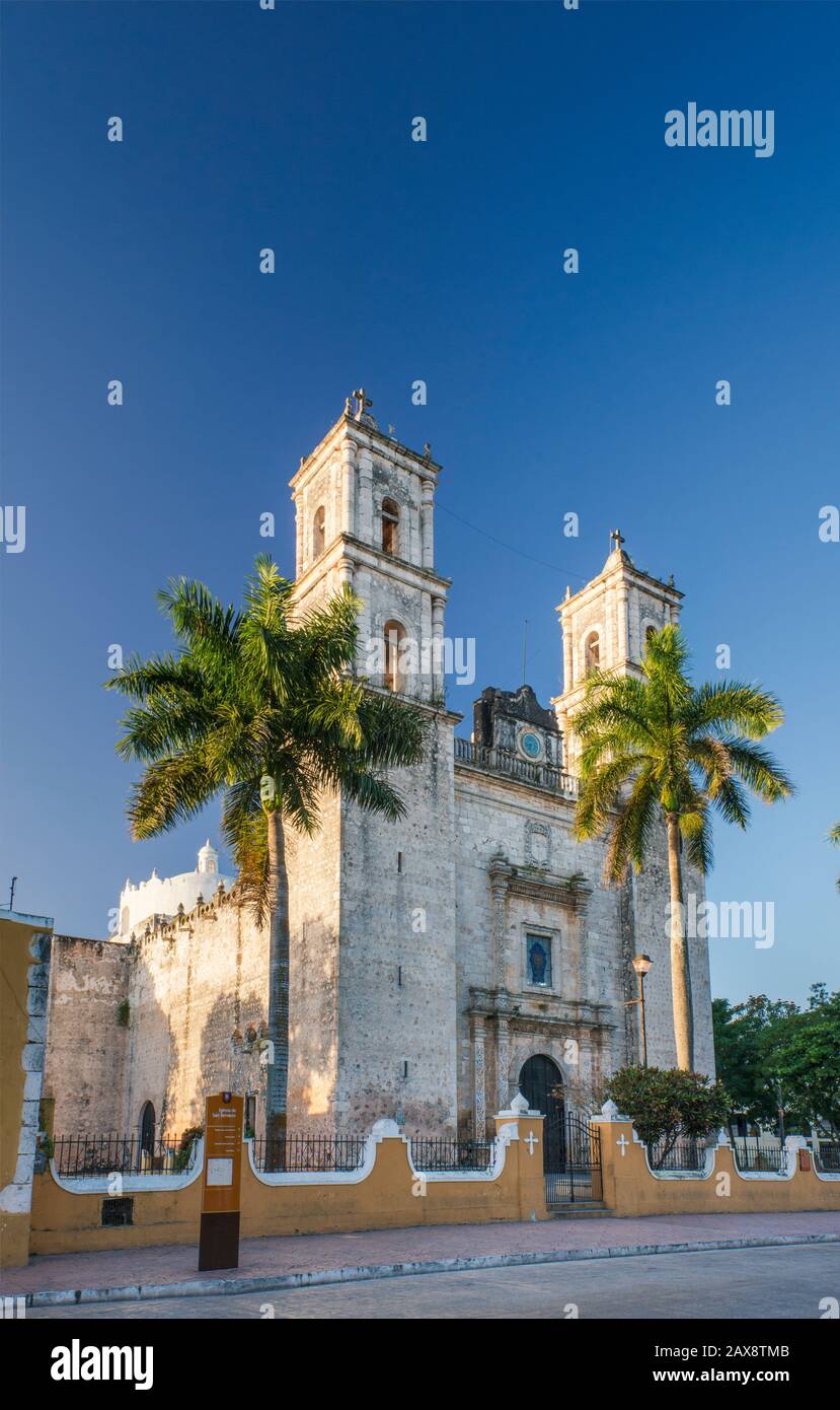 Catedral de San Gervasio, Valladolid, Yucatan-Staat, Mexiko Stockfoto