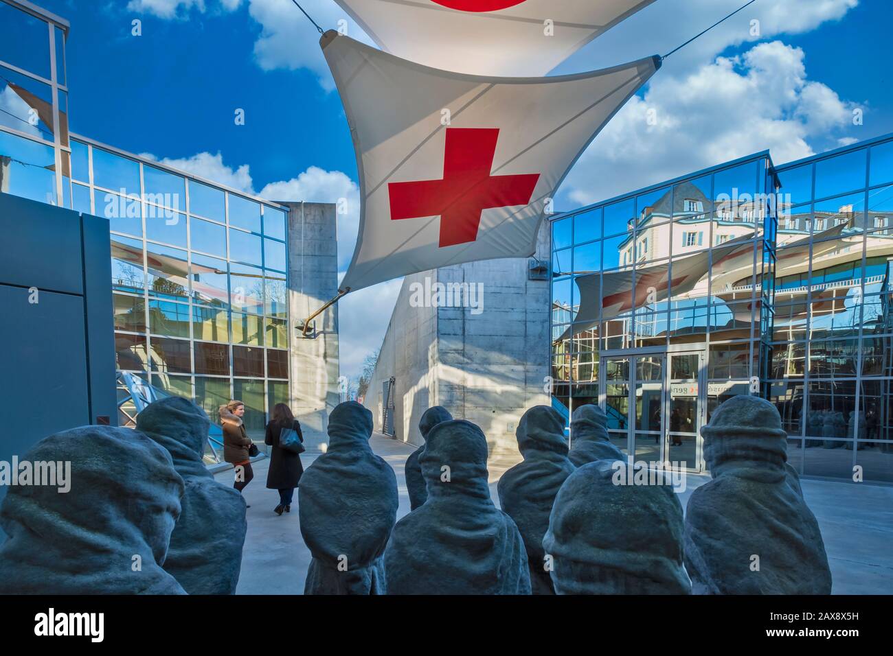 Internationale Rotkreuz- und Rothalbmondmuseum in Genf, Schweiz Stockfoto