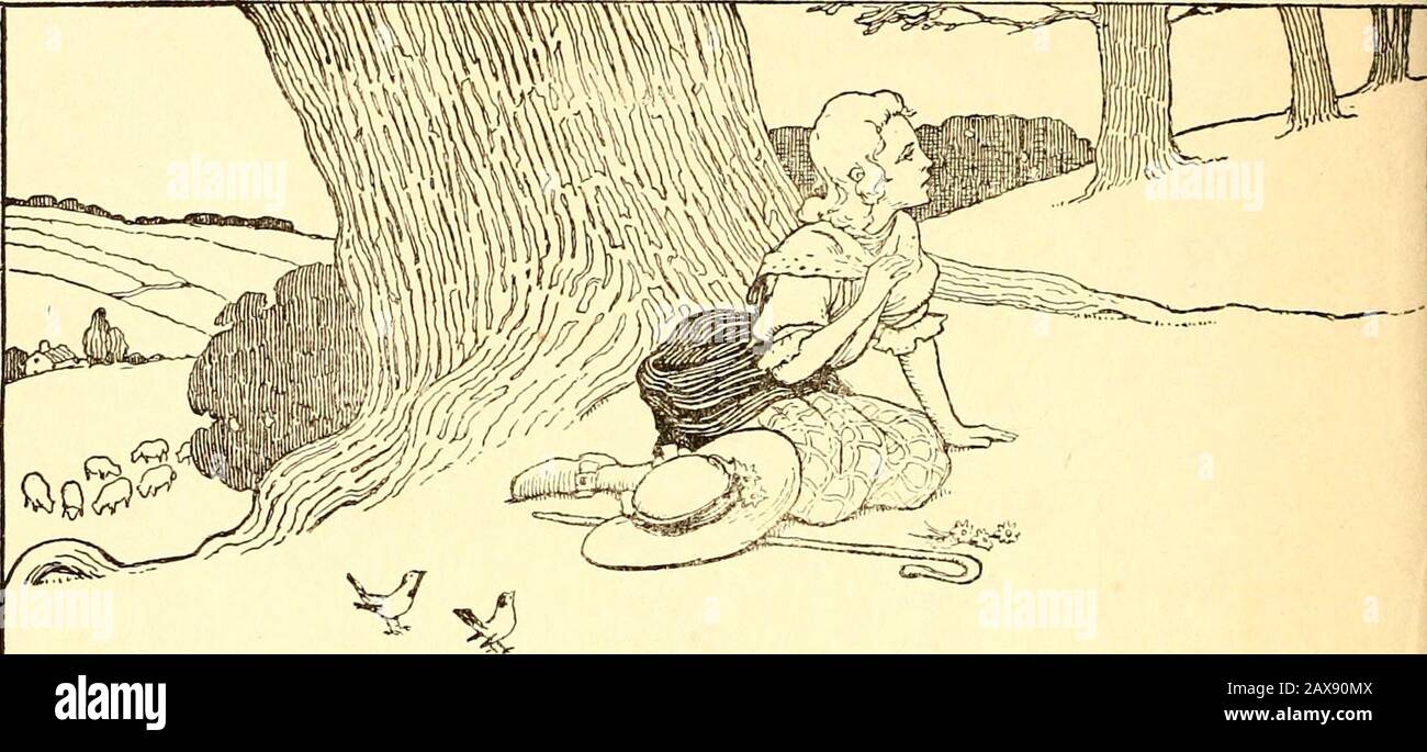 Die Boyd Smith Mother Goose Der Konig Und Die Konigin Assen Davon Und Die Adligen Daneben