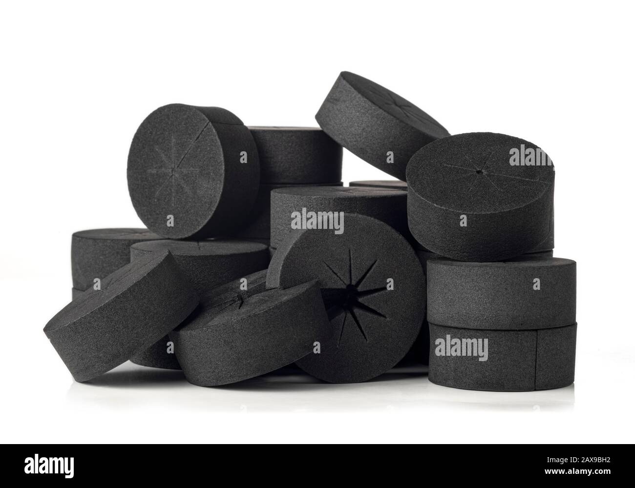 Klonhülsen aus schwarzem Schaum für die Hidroponik und Aeroponik Stockfoto