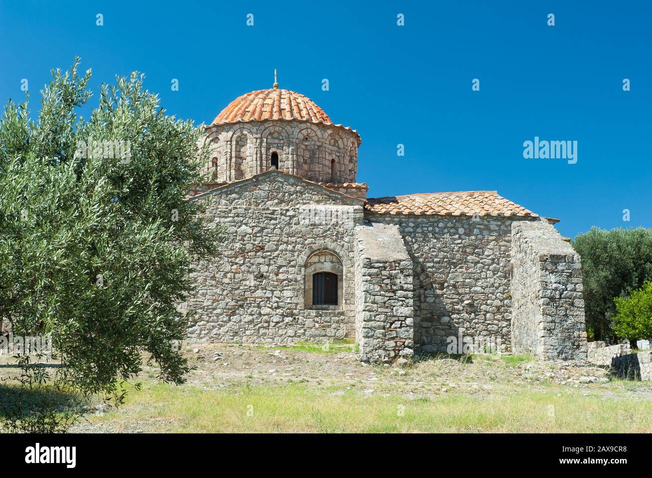 Moni Thari, Rhodos, Südägais, Griechenland, Europa Stockfoto