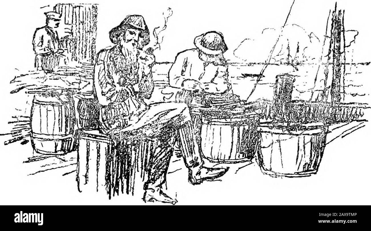 Cape Cod, New & Old. Expeditionsto kaufen Mais, bis es definitiv in1639 auf die üblichen Bedingungen und mit den Einschränkungen für den Kunden festgelegt wurde. Die Kirche war schon früh gestürbt, und obwohl kein Gebäude errichtet wurde, deutet die Tradition auf einen Ort auf dem Hochweg zwischen Barnstable und West Barnstablewhere, der einst einen riesigen Felsen stand. Hier, unter dem 58 CAPE Cod NEUEN UND ALTEN Schatten der am Straßenrand gelegenen Eichen und Kiefern, traf und betete Thedevout - mehr hke Greeksin ihre grünen Tempel, als sie probablyrealised. Es ist angenehm daran zu erinnern, dass Barn.stable zwar zur Erinnerung an den Meereshafen in getauft wurde Stockfoto