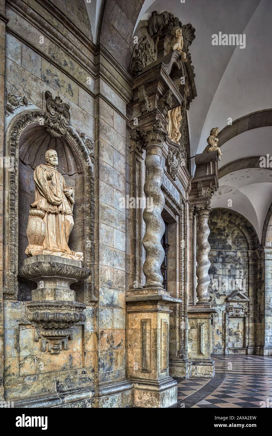 Heiligtum, Loyola Basilika Loiola, monumentale, religiöse Komplex, gebaut um den Geburtsort von Ignacio de Loyola, Gründer der Jesuiten Stockfoto