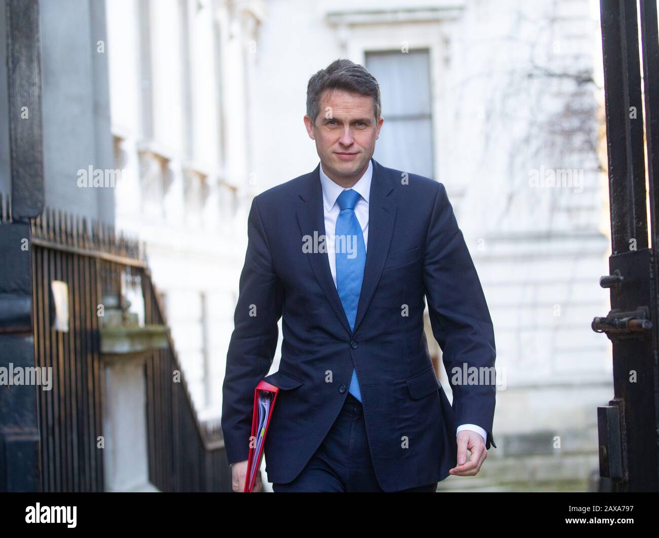 London, Großbritannien. Januar 2020. Gavin Williamson, Staatssekretär für Bildung, kommt zur Kabinettssitzung. Kredit: Tommy London/Alamy Live News Stockfoto