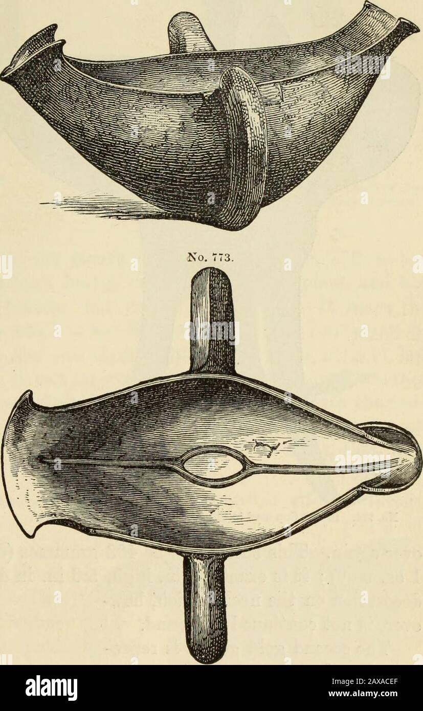 Ilios; die Stadt und das Land der Trojansdie Ergebnisse der Forschungen und Entdeckungen auf dem Gelände von Troja und in der ganzen Straße in den Jahren 1871-72-73-78-79, einschließlich einer Autobiografie des Autors . im Vierteljahrsrevieiv für April 1874, eine Person, die den Kelch an den beiden Griffen vor sich hält, Mai haben Kap. VII.] DIE GOLDHEIRAS A/JL(j)IKV7reXov. 465 schüttete eine Libation aus dem weiteren Ausguss und betrinkt sich dann aus dem näheren. So verwendete Achilles ein Choice-Goblet (Se7ra?) für die Pouringlibationen an Zeus.10 Theheiras apfa/cvTreWov hasa Foot, der l-12th in. Und is1 * 4 in. Lang ist Stockfoto