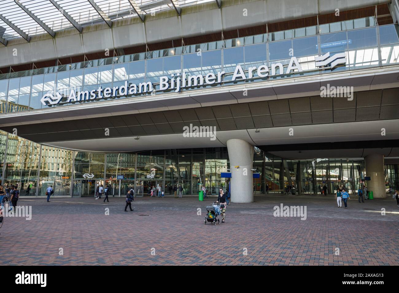 Bahnhof Amsterdam Bijlmer Arena Stockfoto