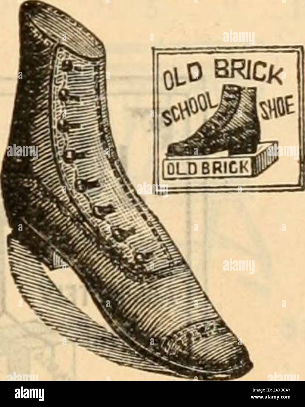 Preisliste. . Nr. 99. Jungen und Jugendlichen Old Brick School Schuhe. Qualität Nr. 3, hergestellt aus dem besten Casco Kalb, auf dem neuen Loudon Last, vorne geschnürt. Jungengrößen, 2 bis 6; Preis, 2.Jugendliche Größen, 11 bis 2; Preis, 1,75 Dollar. Nr. 100. Jungen aud Youths Old Brick School Schuhe. Qualität Nr. 2, auf dem neuen London zuletzt, vorne geschnürt. Breiten, B bis E. Boys Größen, 2i bis 6; Preis, 2,50 US-Dollar. Youthsgrößen, 11 bis 2; Preis, 2 USD. Nr. 101. Boysand Y o t h sNew Tan Rus-sia Kalb Vorderlack Schuhe, gute Schweiß für das Jahr auf den neuen Lon-don und Picca-dilly hält an. Jungen Größen, 2^ bis 6; Preis, 3.Youth-Größen, 11 bis 2; Preis, 2,50 USD Breite von Stockfoto