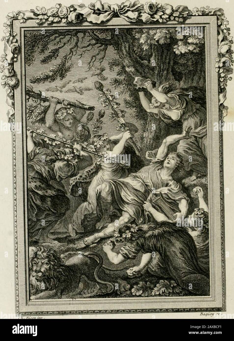 Les Metamorphoses d'Ovide : en latin et en françois. PUBLII OVIDII N A S O N I S METAMORPHOSEON, LIBER UNDECIMUS. FABULA PRIMA. Orpheus à Bacchis difcerptus. Carminé dum Tall fylvas, animofque ferarum, Threicius vates, & faxa fequentia ducit:Ecce nuriis ciconum, teétoe lymphata ferinisPedora velleribus, tumuli de vertice cernunt LES u3. OrplipV MLS eu pièces parles Dames de TliraeeLejfmieilles Wenit metamorpliofees eii Ai4&gt;res lUDifférentes efperes, Stockfoto