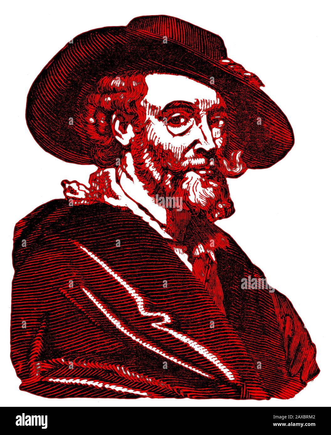 Sir Peter Paul Rubens, 1577-1640, ein flämischer Maler des Barock Stockfoto