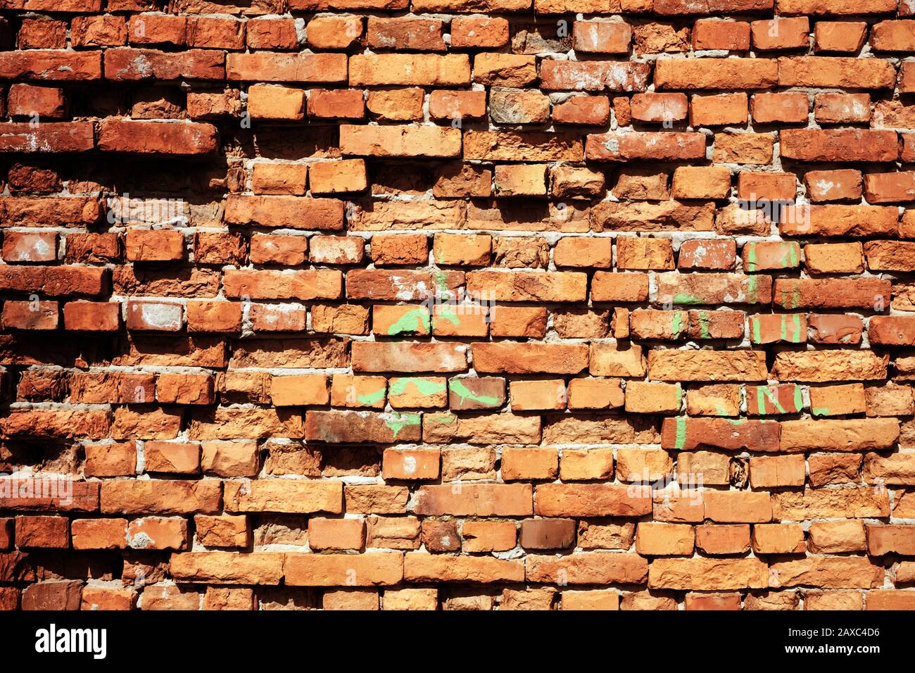 Grunge Mauer Hintergrund mit alternden Textur closeup Stockfoto