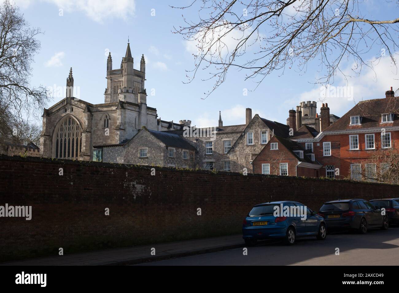 Winchester College, Winchester, Großbritannien Stockfoto