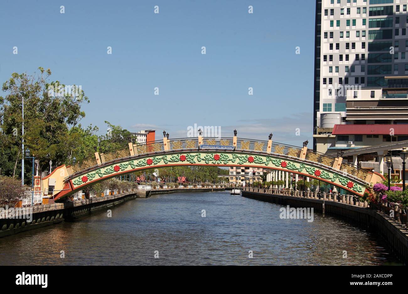 Kampung Morten in Melaka in Malaysia Stockfoto