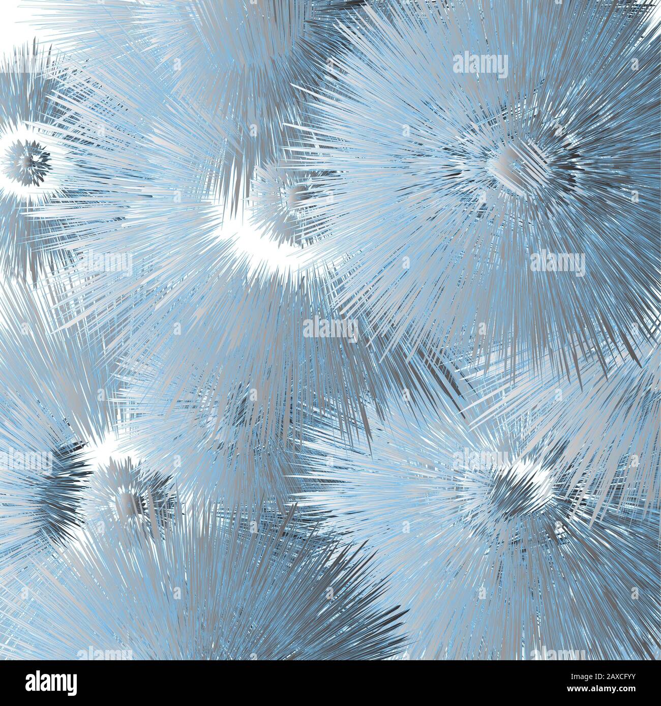 Zusammensetzung der abstrakten blauen Blumen Stockfoto