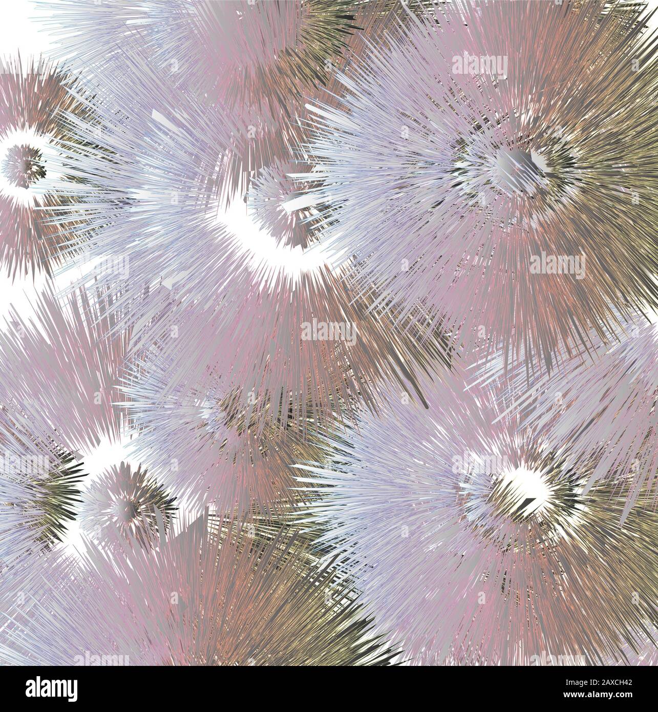 Zusammensetzung der abstrakten rosafarbenen Blumen Stockfoto