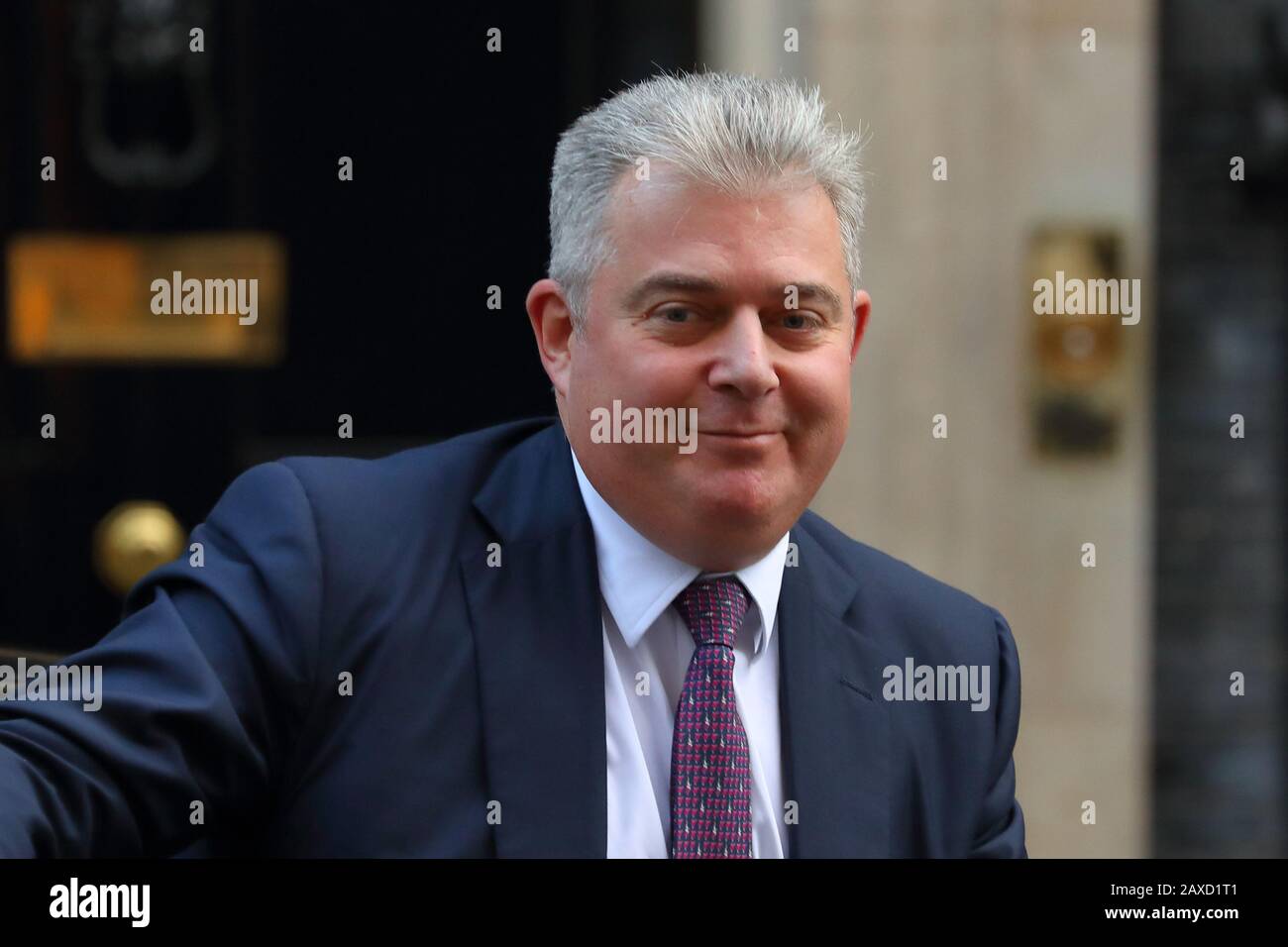 London, Großbritannien, 11. Februar 2020, Minister für Sicherheit Brandon Lewis, der zu ihrem wöchentlichen Kabinettstreffen anreist. Kredit: Uwe Deffner / Alamy Live News. Live-News. Stockfoto