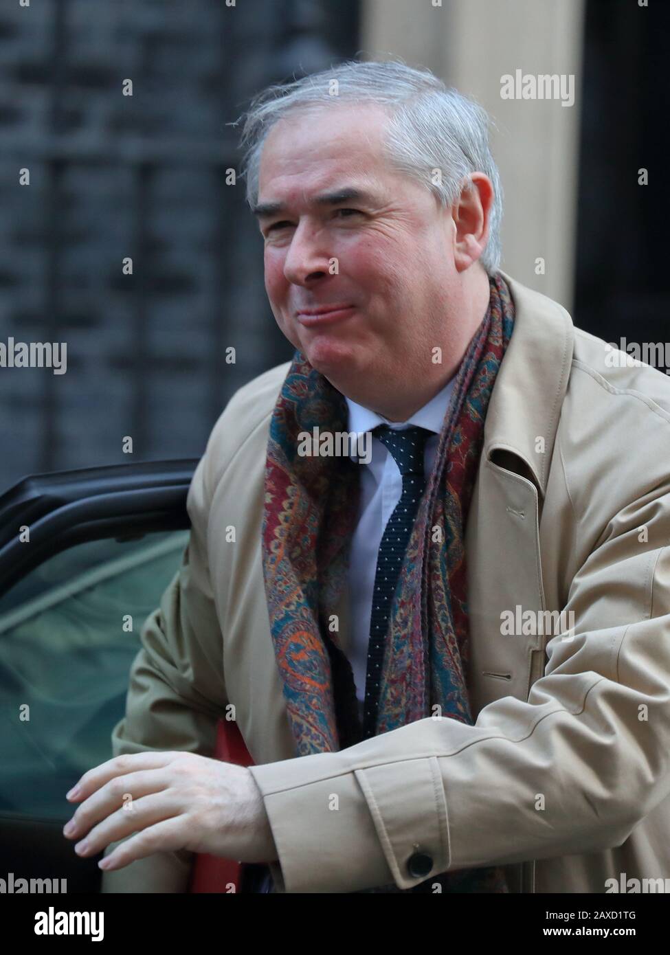 London, Großbritannien, 11. Februar 2020, Generalstaatsanwalt Geoffrey Cox zu ihrer wöchentlichen Kabinettsversammlung. Kredit: Uwe Deffner / Alamy Live News. Live-News. Stockfoto