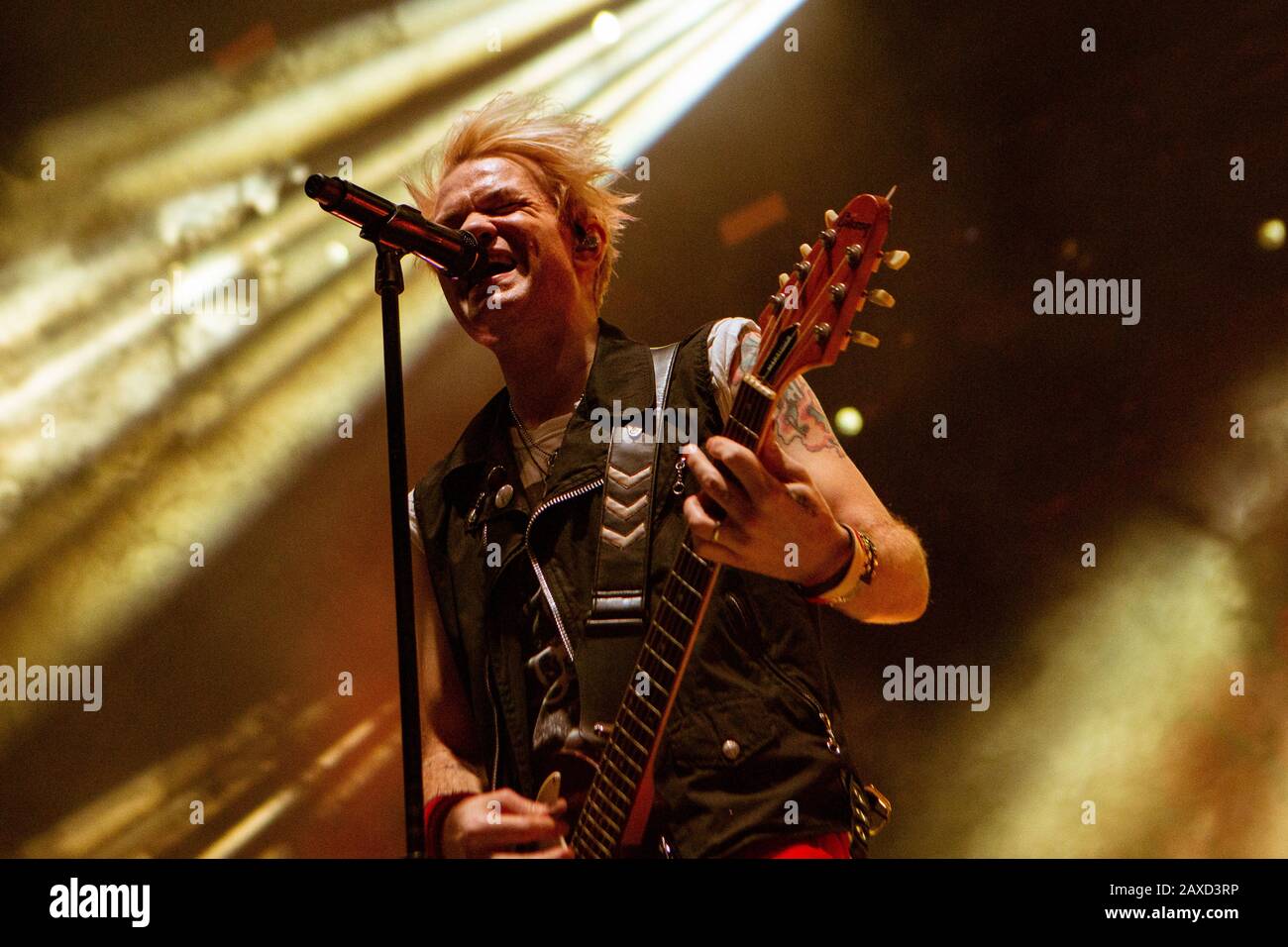 Sum 41 Live-Konzert in Mailand im Jahr 2019 im Bezirk Lorenzini Stockfoto