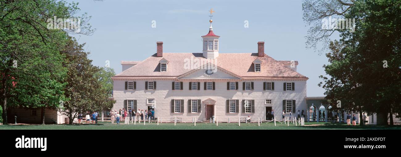 Fassade ein Gebäude, Mt Vernon, Fairfax County, Virginia, USA Stockfoto