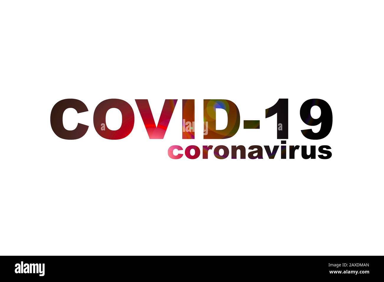 Coronavirus COVID-19 - 2019 Coronavirus Disease Stockfoto