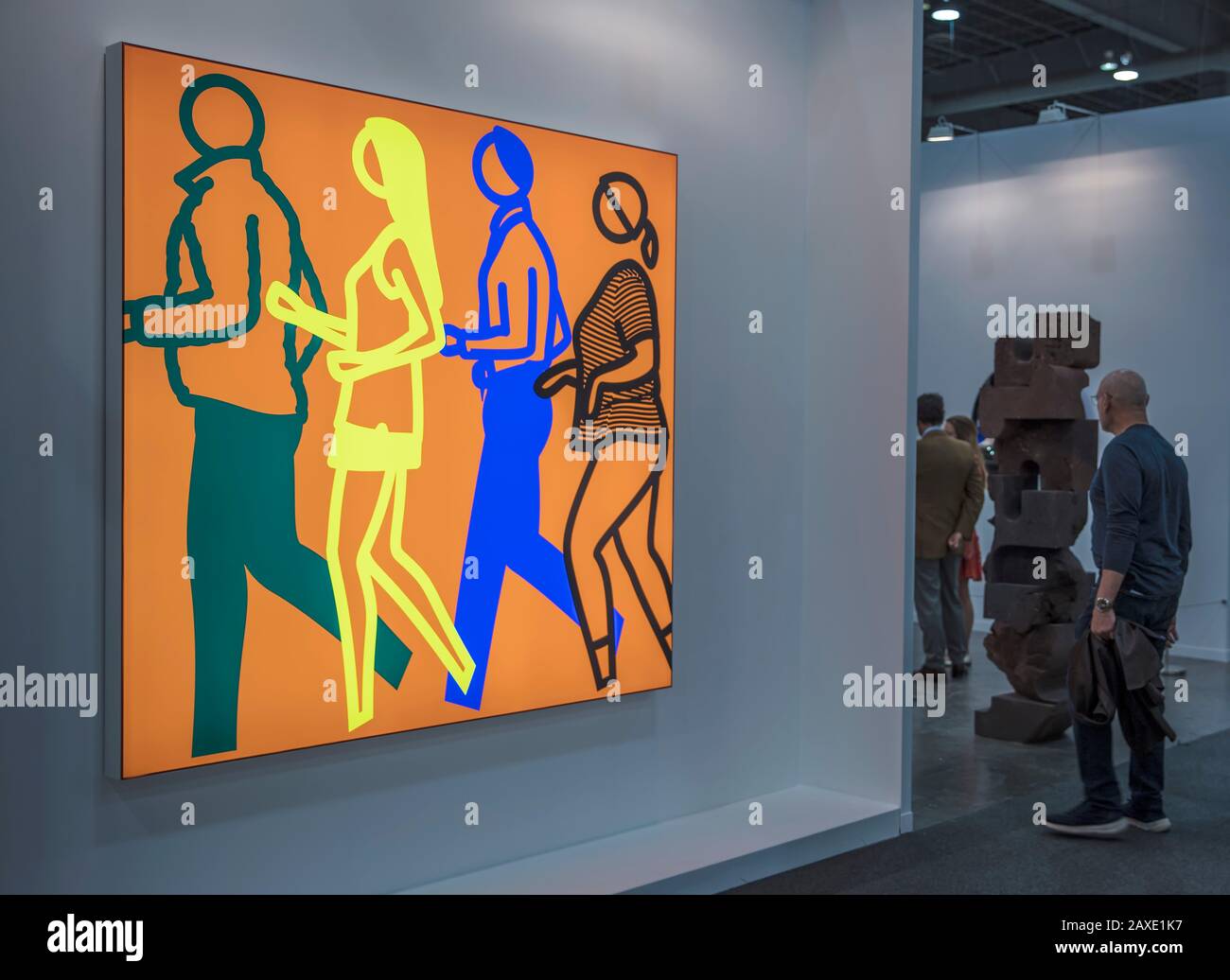 ZonaMaco Art Ausstellung CityBanamex Center, Mexiko-Stadt, Mexiko 2020 Stockfoto