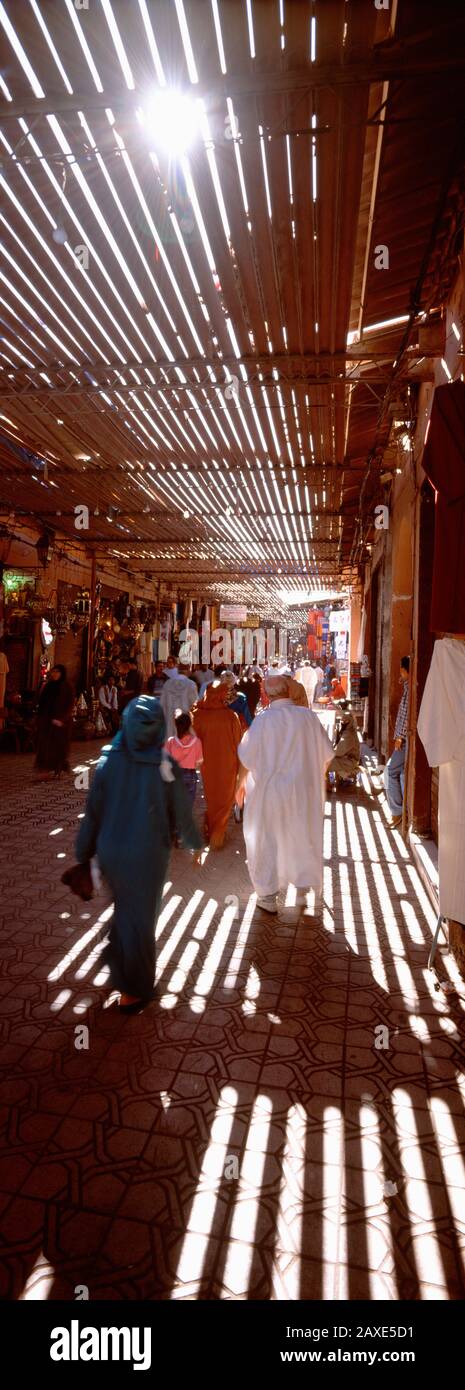 Souk, Marrakesch, Marokko Stockfoto