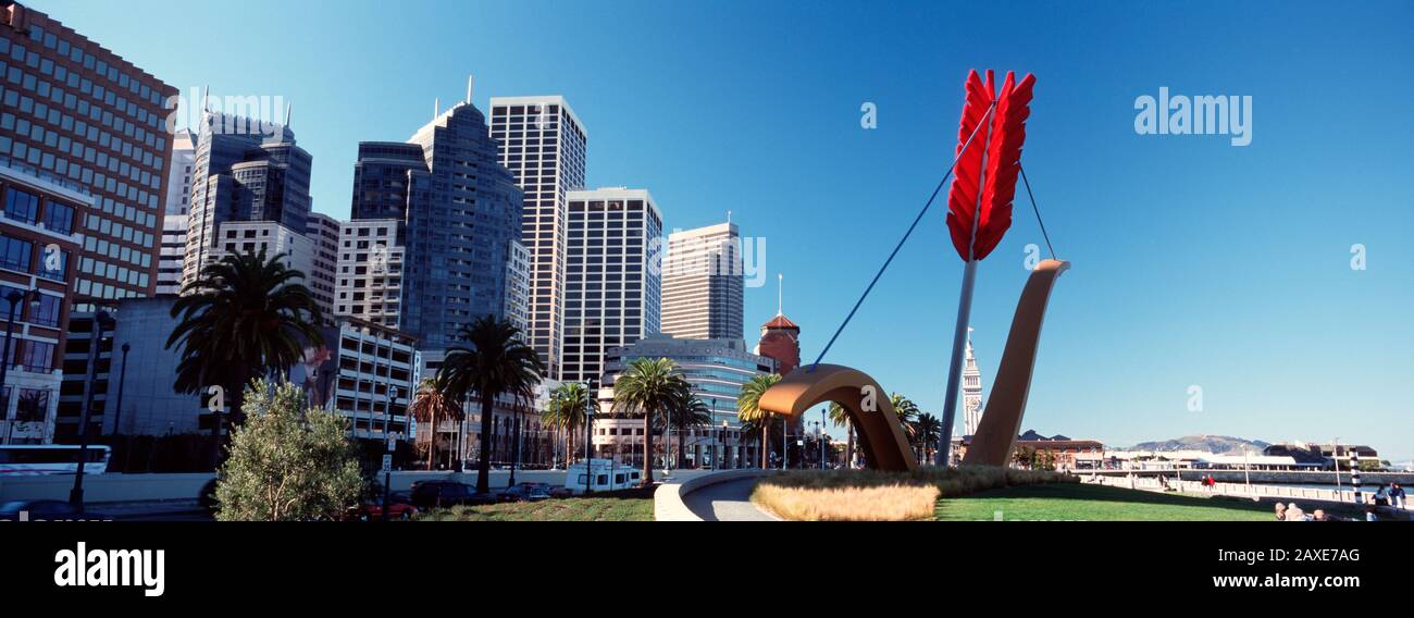 Claes Oldenburg Sculpture, San Francisco, Kalifornien, USA Stockfoto