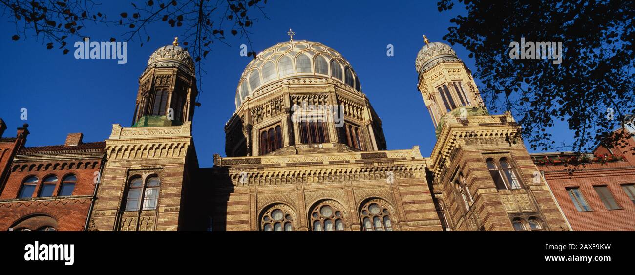 Blick Auf Die Jüdische Synagoge, Berlin, Deutschland Stockfoto