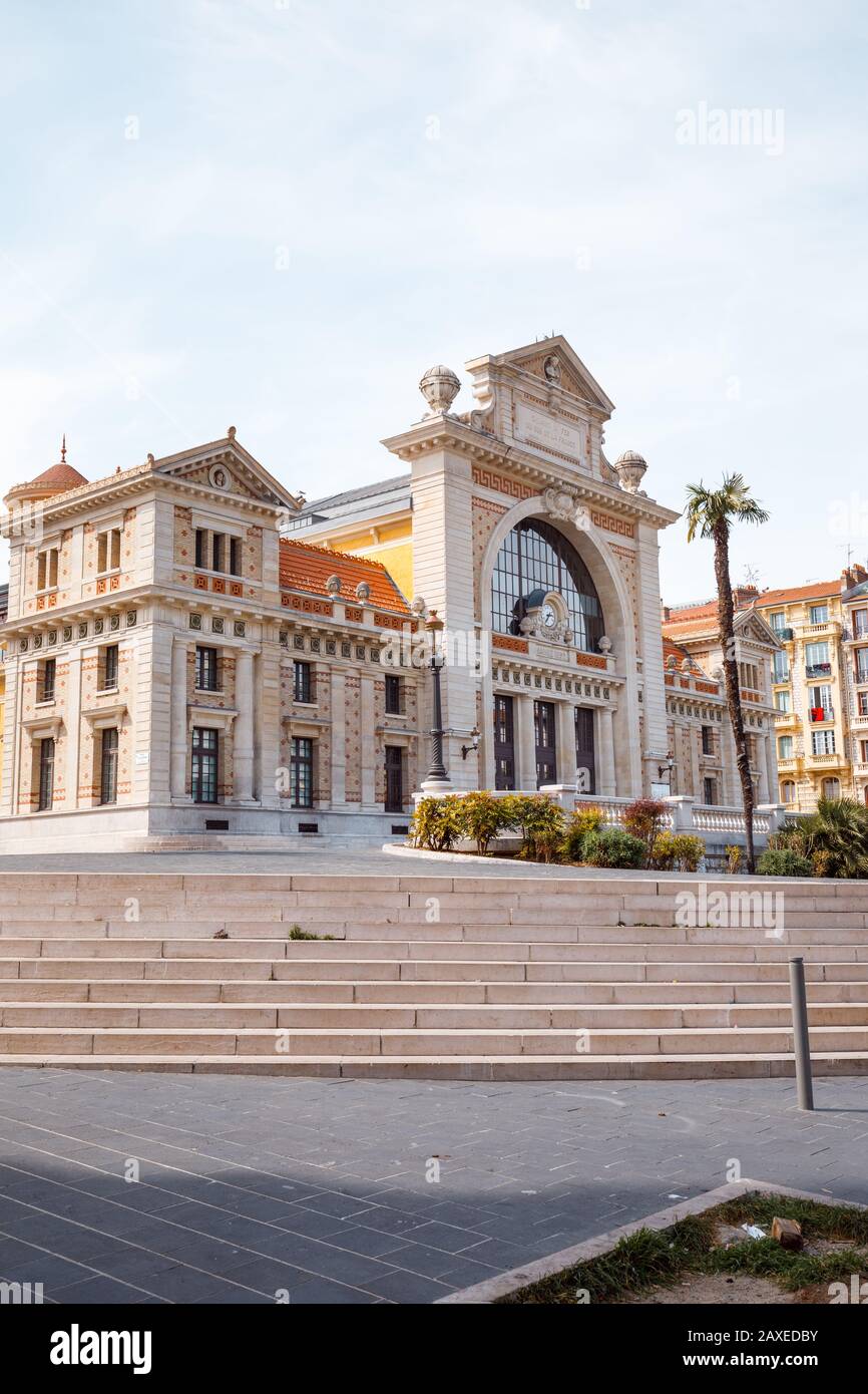 Gare de Nice, Centre Ville Stockfoto