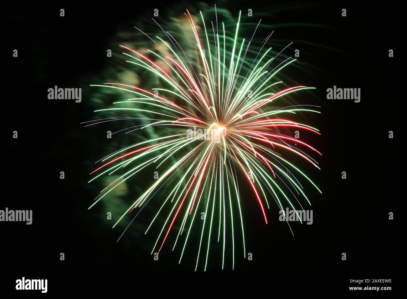 Feuerwerk am Canada Day Stockfoto