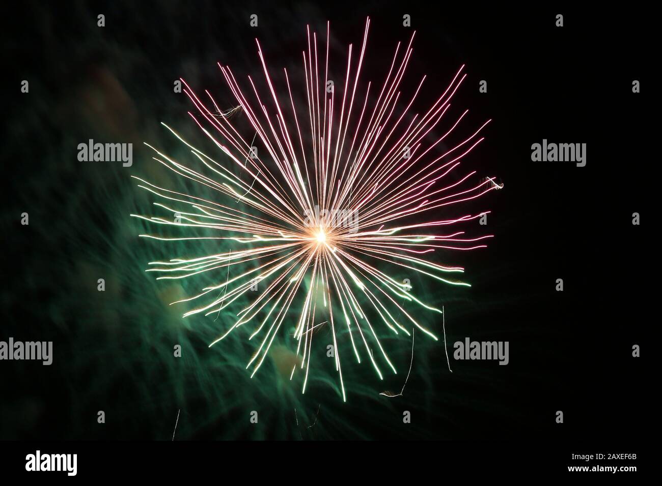 Feuerwerk am Canada Day Stockfoto