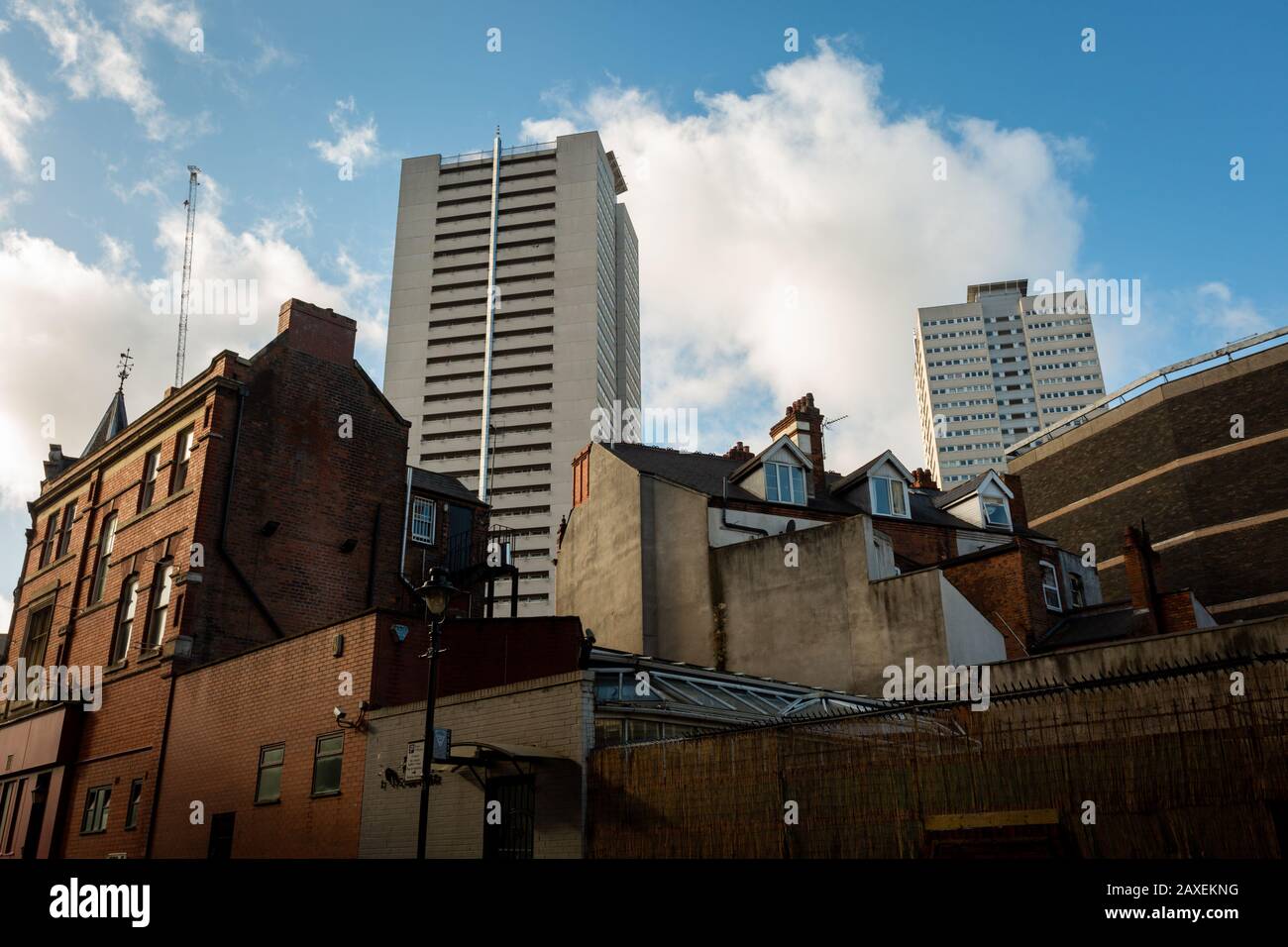 Alte und neue Gebäude, Stadtzentrum von Birmingham, Großbritannien Stockfoto