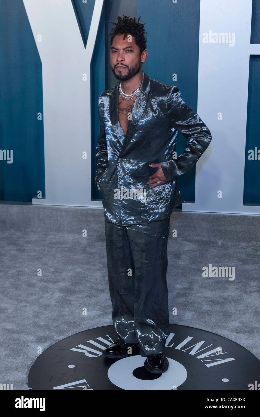 Miguel besucht die Oscar-Party der Vanity Fair am 9. Februar 2020 im Wallis Annenberg Center for the Performing Arts in Beverly Hills, Los Angeles, USA. Weltweite Verwendung Stockfoto