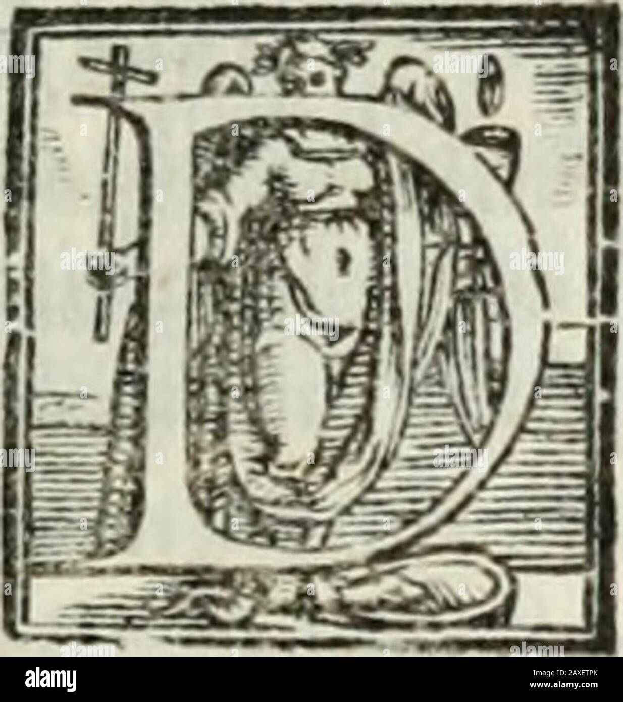 Geneologia de gli dei: i qvin deci libri. Stockfoto