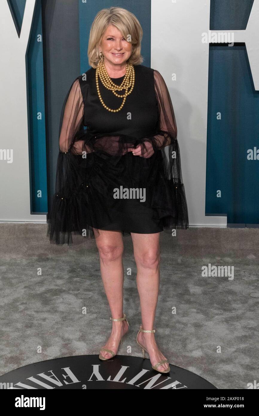 Martha Stewart besucht am 09. Februar 2020 die Oscar-Party der Vanity Fair im Wallis Annenberg Center for the Performing Arts in Beverly Hills, Los Angeles, USA. Weltweite Verwendung Stockfoto