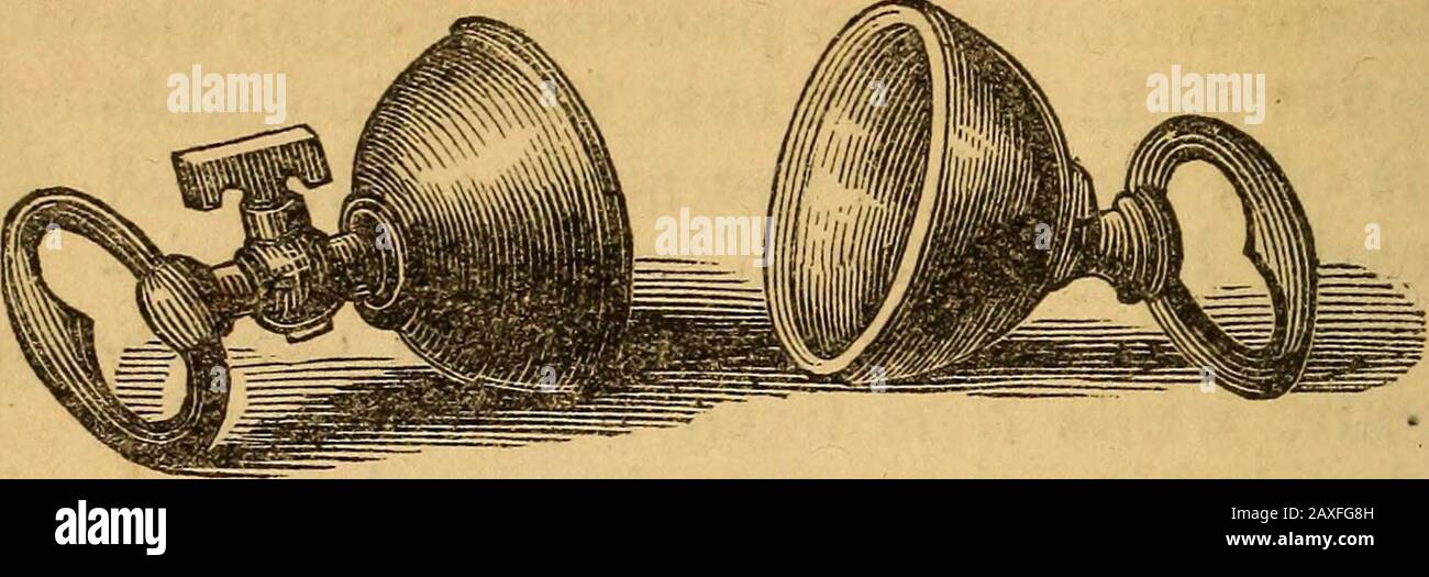 Ein Textbuch über die Verwendung von Schulen und Hochschulen. "H". VORTRAG XLIV. Atmospheric Air.-Pressure of the Air.-Exhaustionivithout an Air-Pump,-Determination of the Weightlichkeit Of the Air.-Menge an Druck.-Elastizität der Luft.-Luft in den Poren Der Körper.-Aquatic Respi-ration.-Konservierung Von Fleisch und Früchten. Die von Otto Guer-icke erfundene, ebenfalls die Luftpumpe erfundene, Magdier-Hemisphäre illustriert streifend den Atmosphärendruck. Sie bestehen aus Apair aus Messinghemisphären, Abb. 219, mit Griffen. Sie Beschreiben den Brunnen im Vakuum, Kugeln? Was sind die Vorteile der Stockfoto