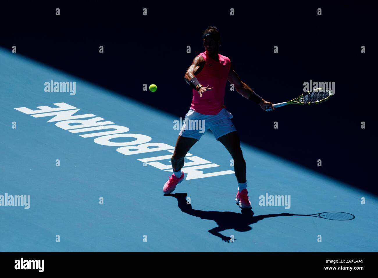 Rafael NADAL (ESP) bei den Australian Open 2020 Stockfoto