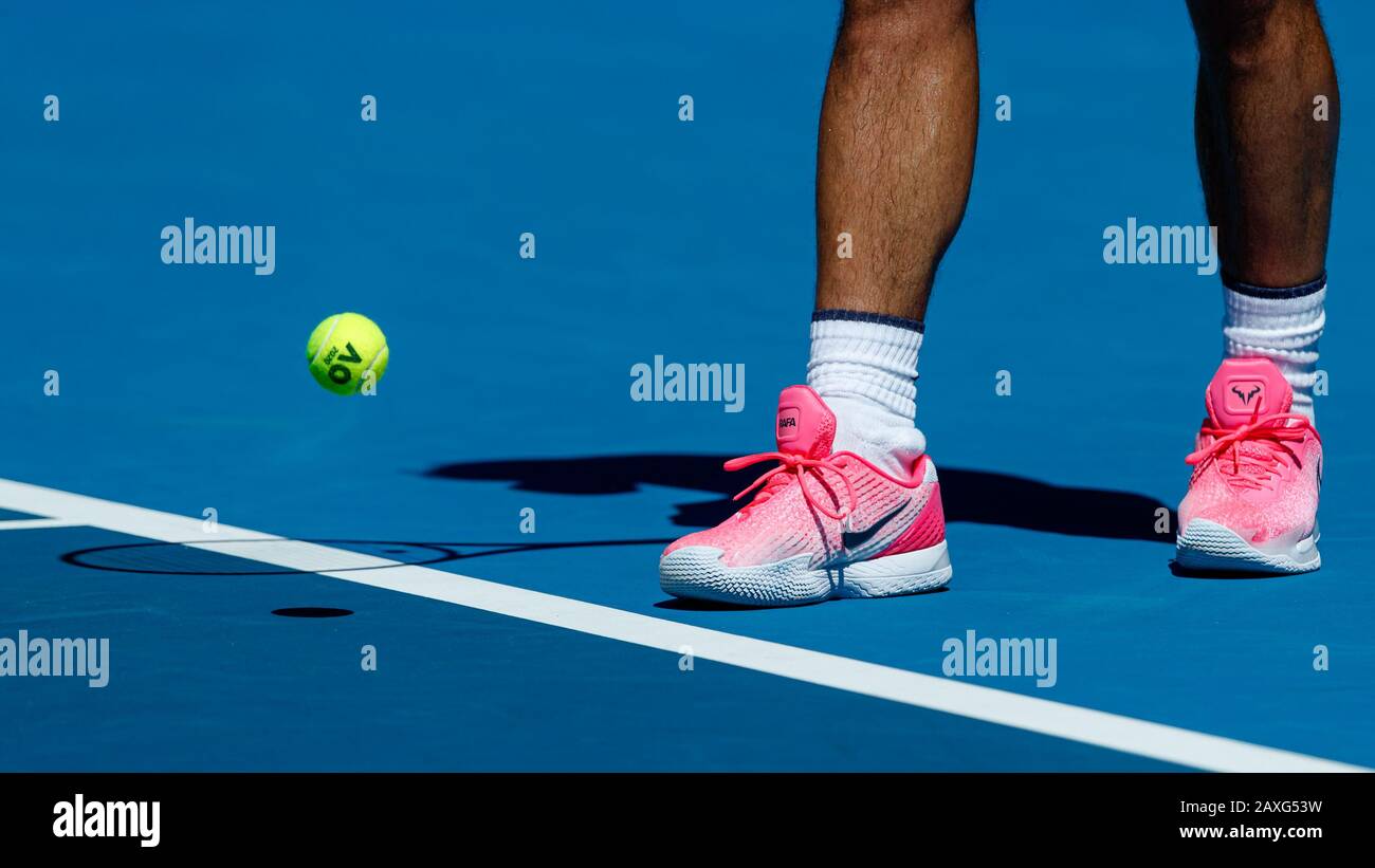Rafael NADAL (ESP) bei den Australian Open 2020 Stockfoto