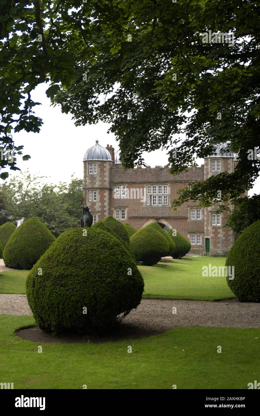 Gärten von Burton Agnes Hall, Driffield, East Yorkshire Stockfoto