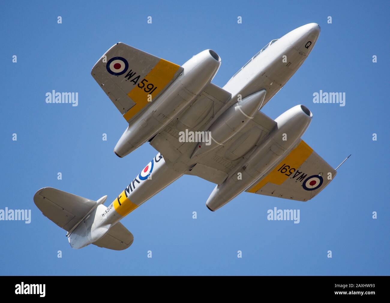 Gloster Meteor T7 Stockfoto