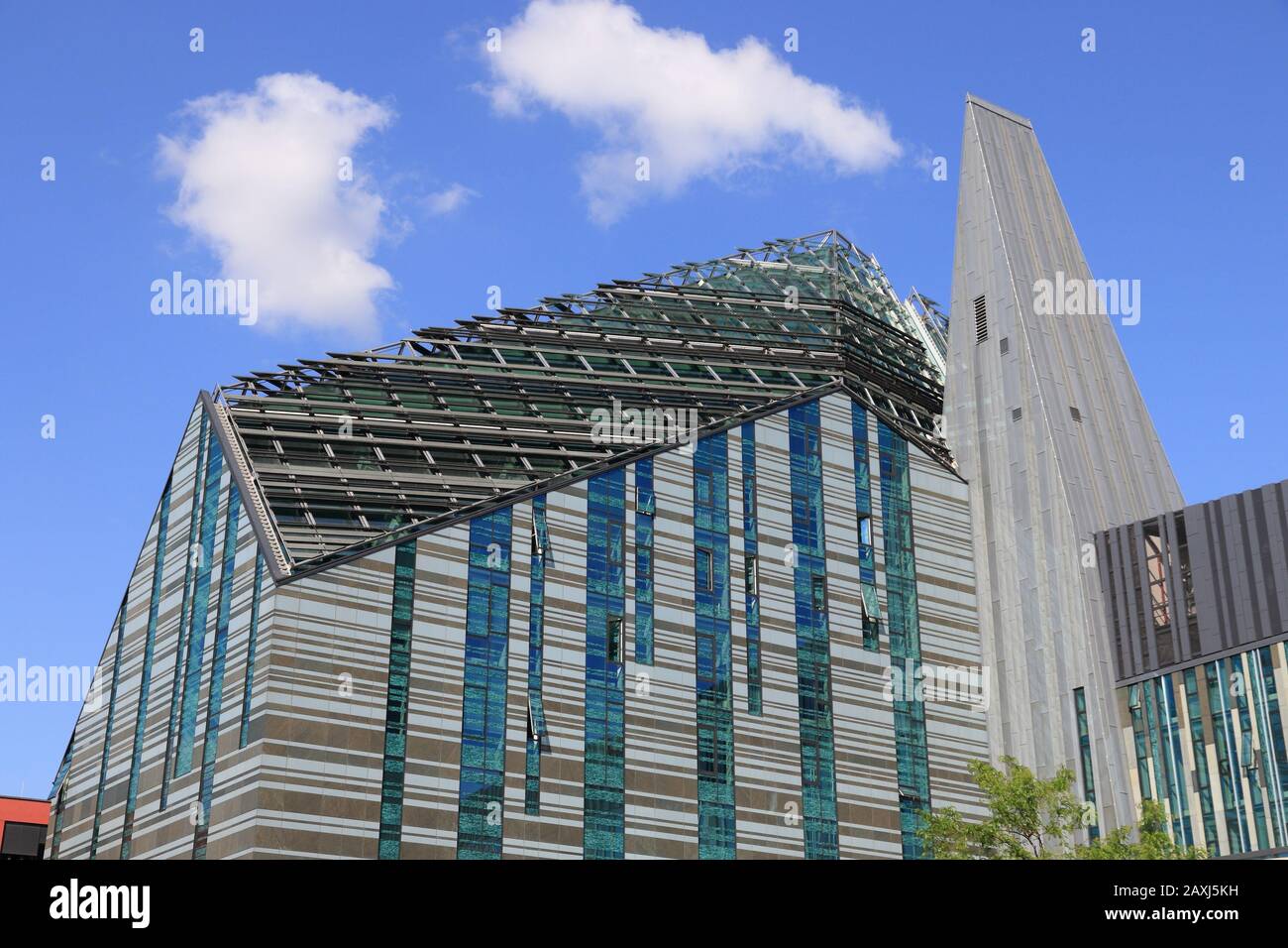 LEIPZIG, Deutschland - Mai 9, 2018: Augusteum, Hauptgebäude der Universität Leipzig in Deutschland. Die Universität besteht seit dem 15. Jahrhundert und hat z.z. Stockfoto