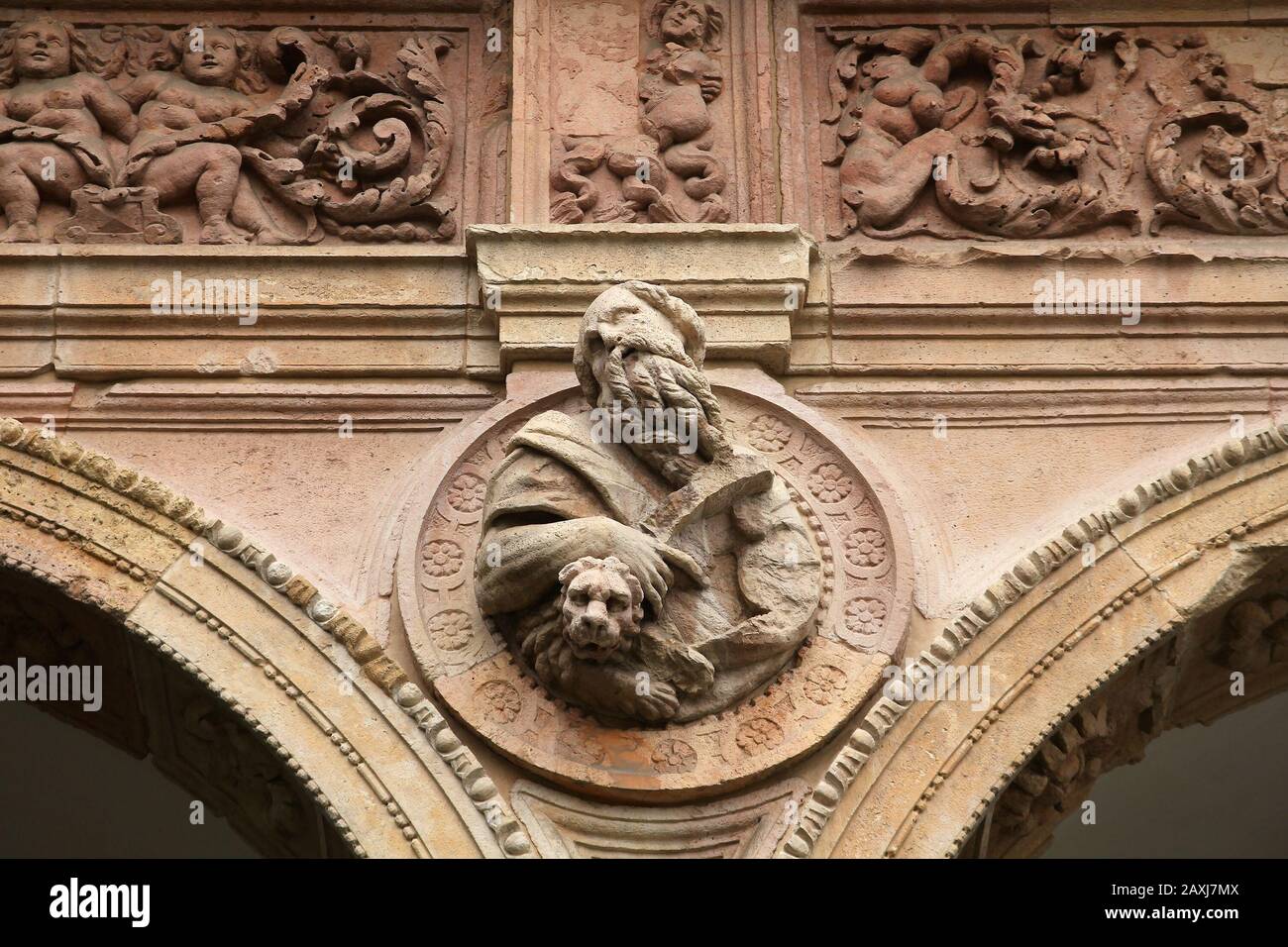 Universität Mailand, Italien. Altes Wahrzeichen in der Lombardei. Stockfoto