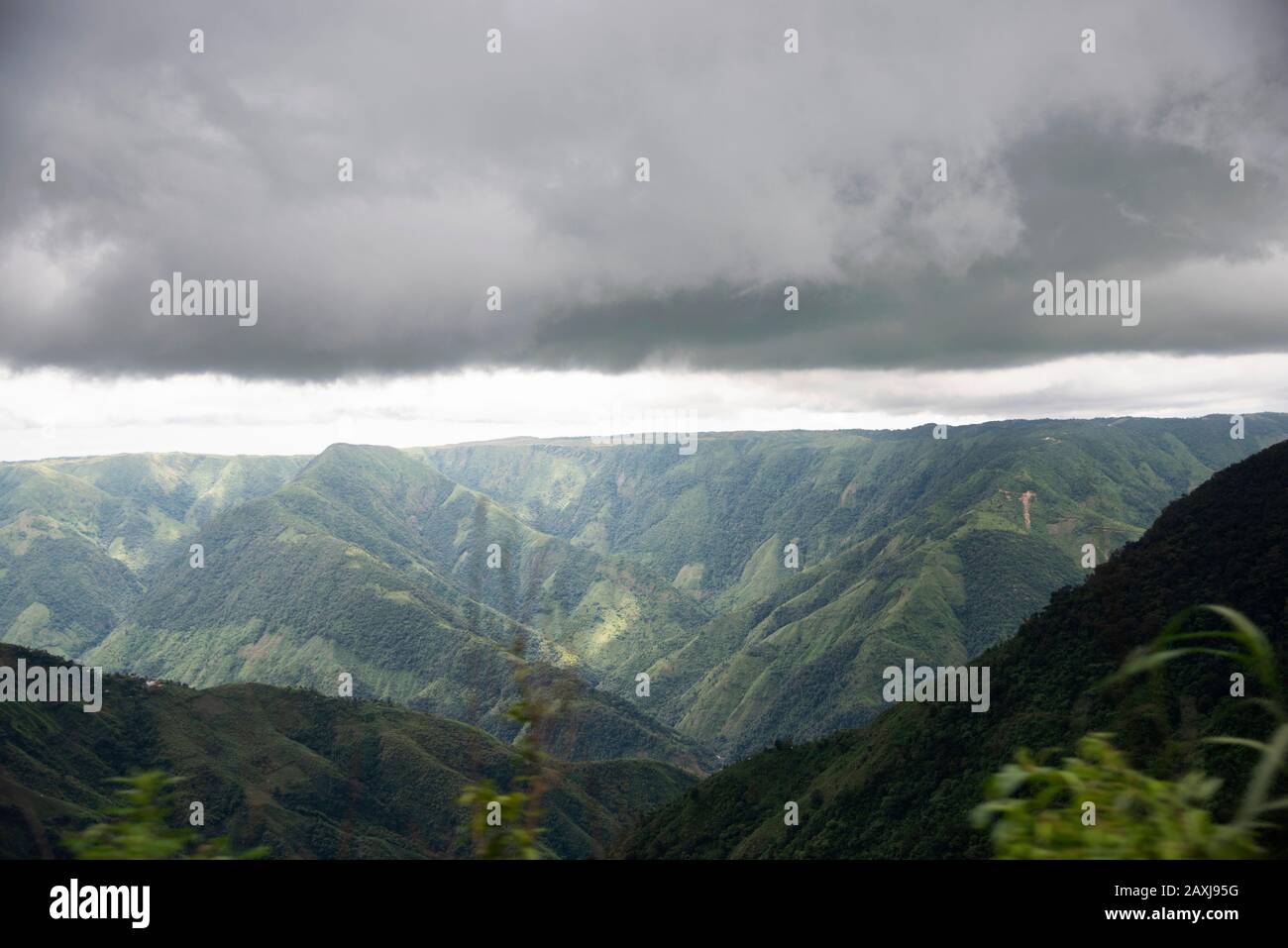 Berge von Shillong, Meghalaya, Indien Stockfoto