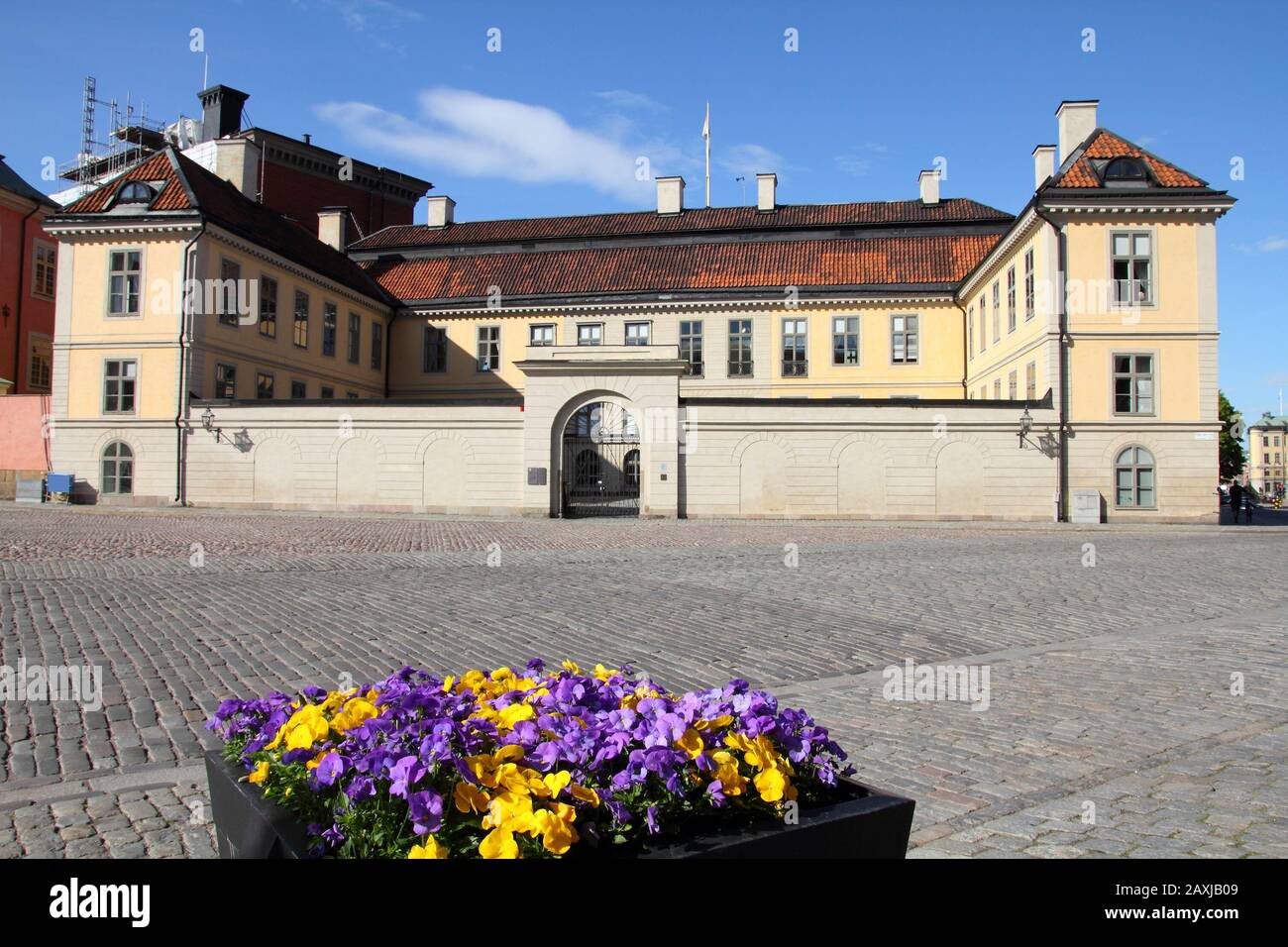 Nationalarchiv von Schweden - Wahrzeichen von Stockholm. Stockfoto