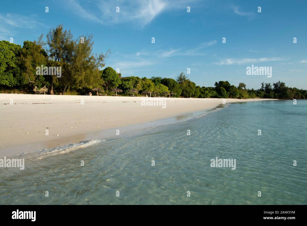 Strand, Pemba Island, Sansibar-Archipel, Tansania Stockfoto