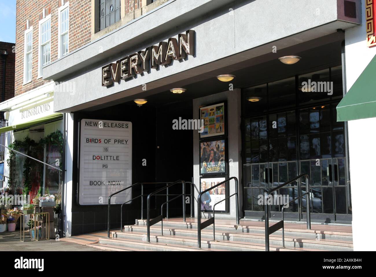 Everyman Cinema Esher, 22 High Street Esher Surrey KT10 9RT - Februar 2020 Stockfoto