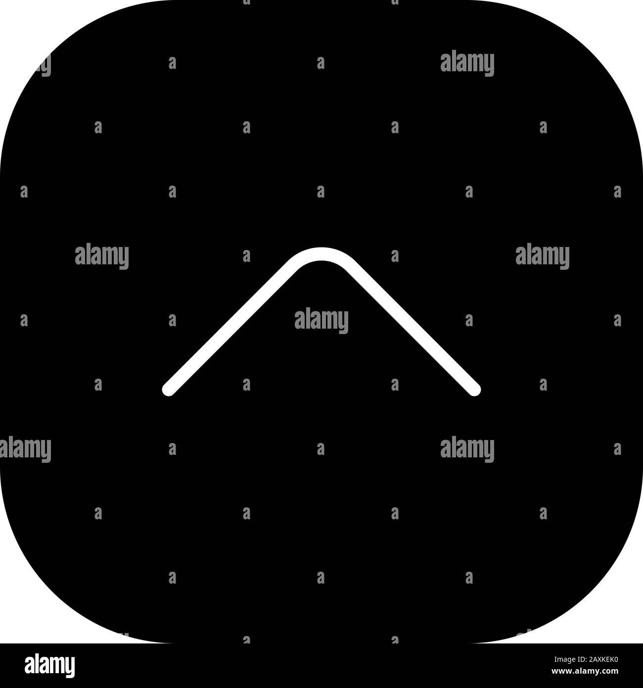 Grundlegendes UI-Symbol Designbild. Kann auch für die Benutzeroberfläche verwendet werden. Geeignet für mobile Apps, Web-Apps und Printmedien Stockfoto
