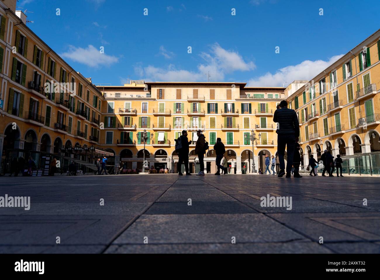 Plaa Major, Platz in der Altstadt von Palma de Mallorca, Mallorca, Spanien, Stockfoto
