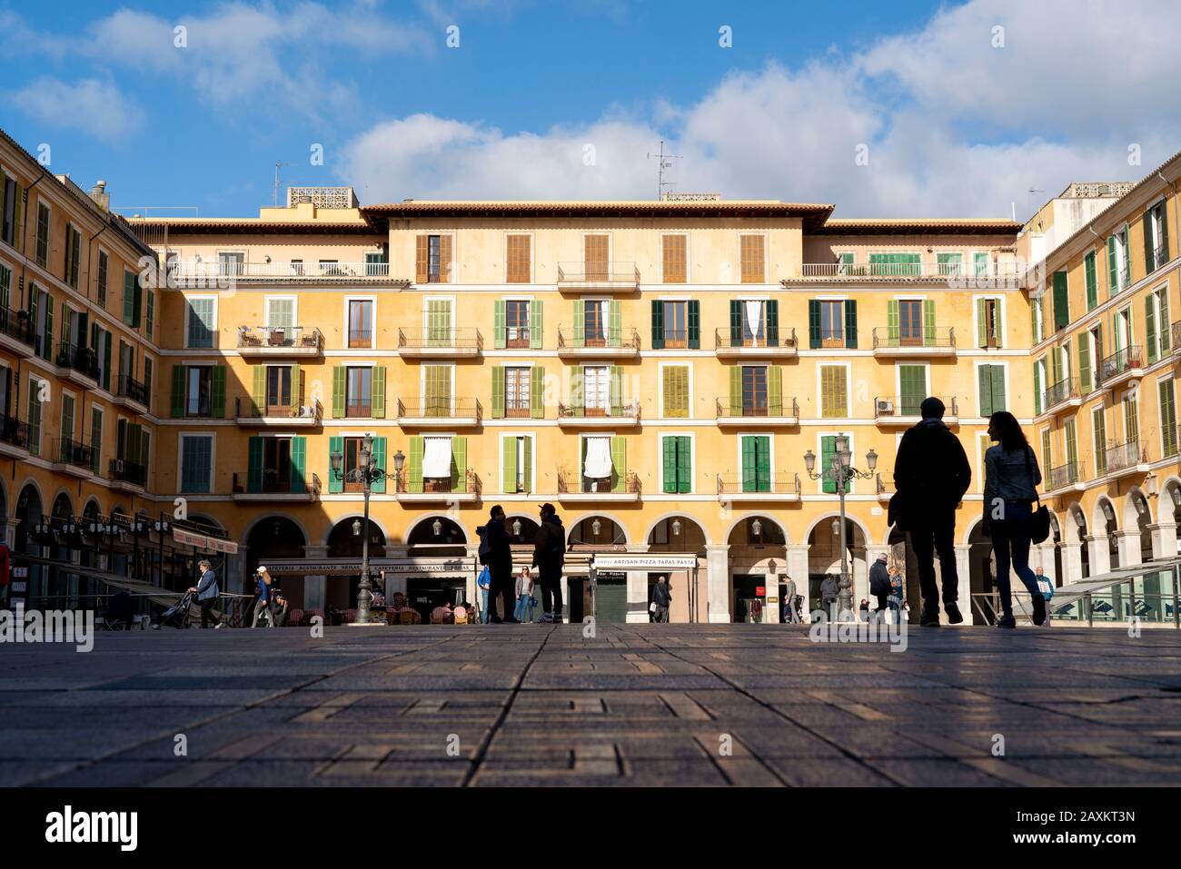 Plaa Major, Platz in der Altstadt von Palma de Mallorca, Mallorca, Spanien, Stockfoto