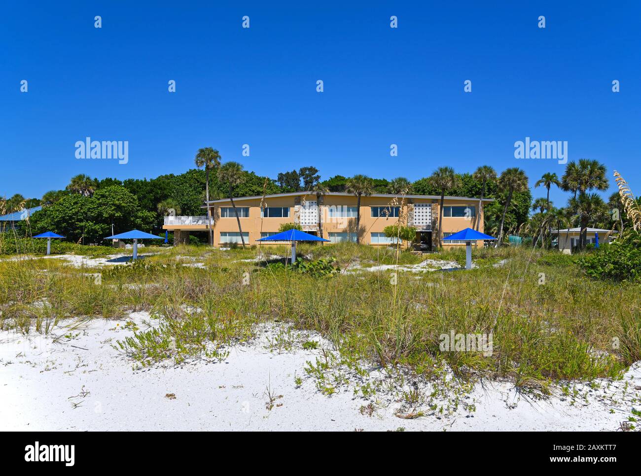 Anna MARIA ISLAND, FL/USA - 23. September 2019: LayBy Resort on Holmes Beach Fl. Ist ein Strandgut, das angeblich an Garth Brooks und Ehefrau Trisha verkauft wird Stockfoto